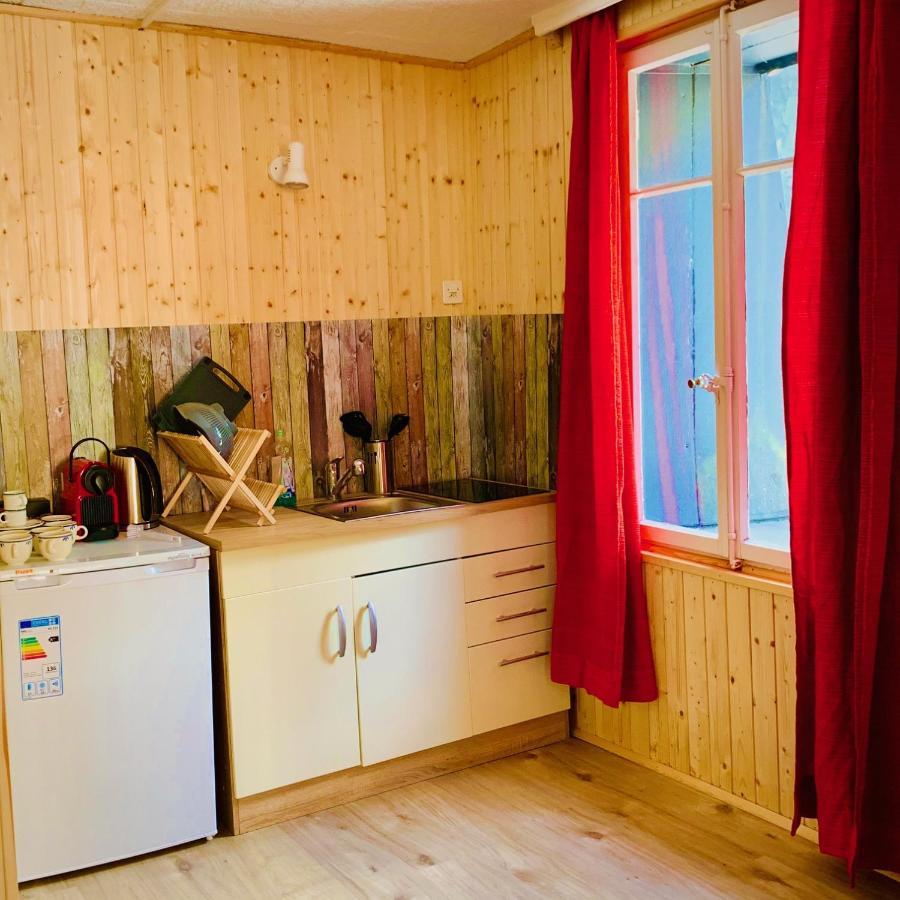 Weisses Roessli Hotel Leukerbad Luaran gambar