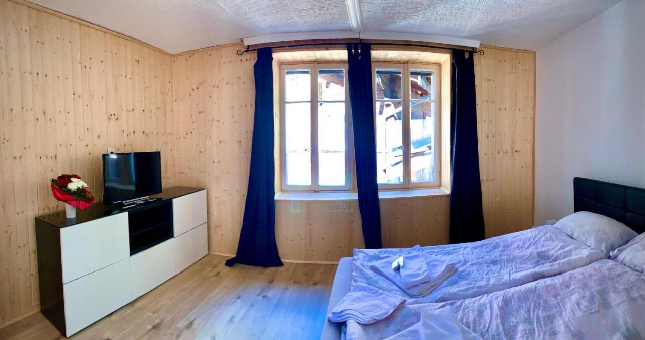 Weisses Roessli Hotel Leukerbad Luaran gambar