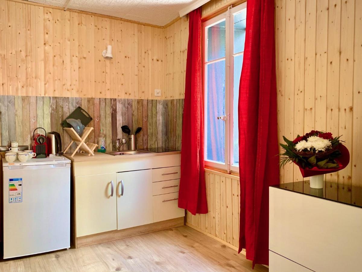 Weisses Roessli Hotel Leukerbad Luaran gambar