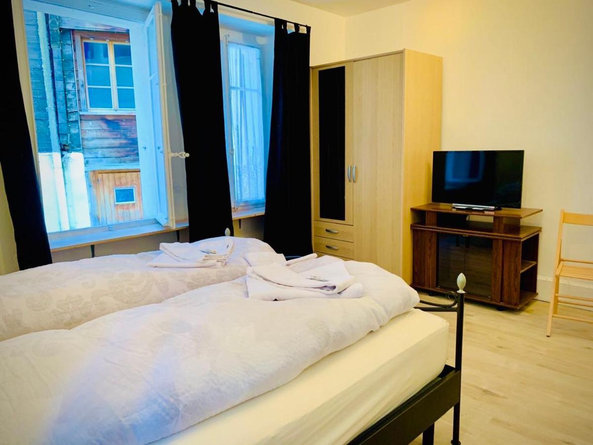 Weisses Roessli Hotel Leukerbad Luaran gambar