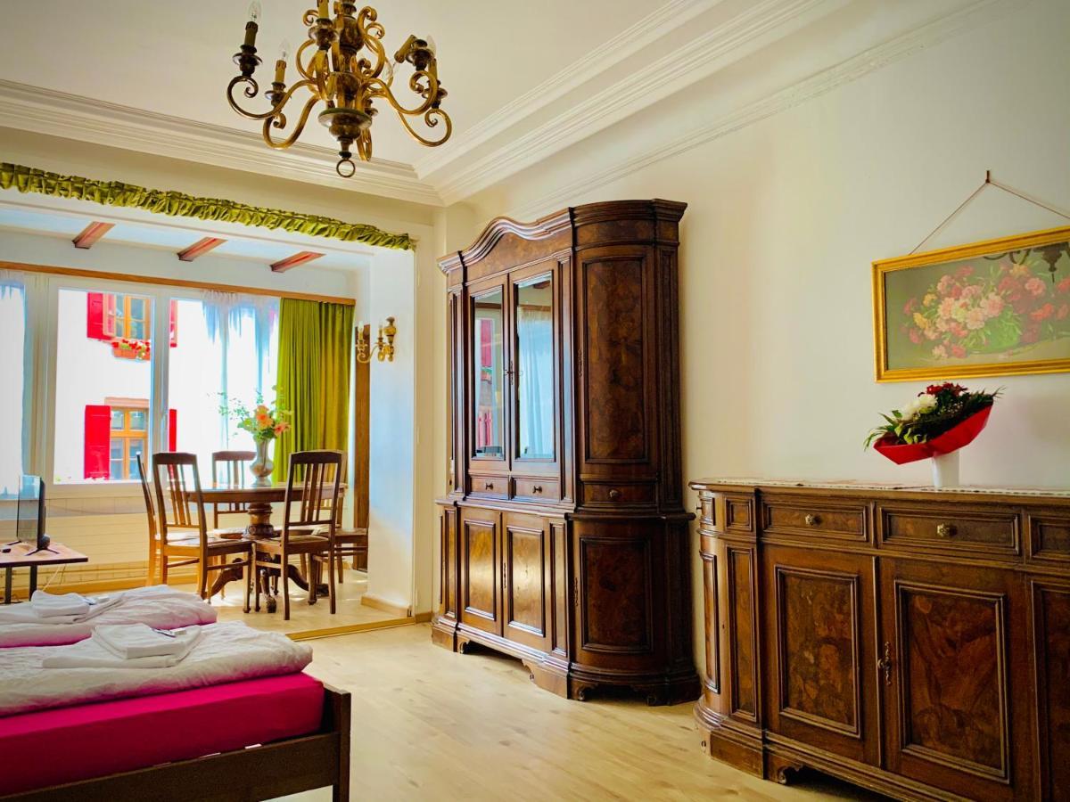 Weisses Roessli Hotel Leukerbad Luaran gambar