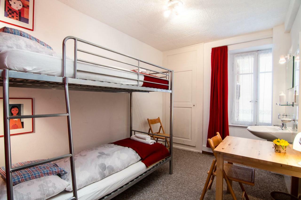 Weisses Roessli Hotel Leukerbad Luaran gambar
